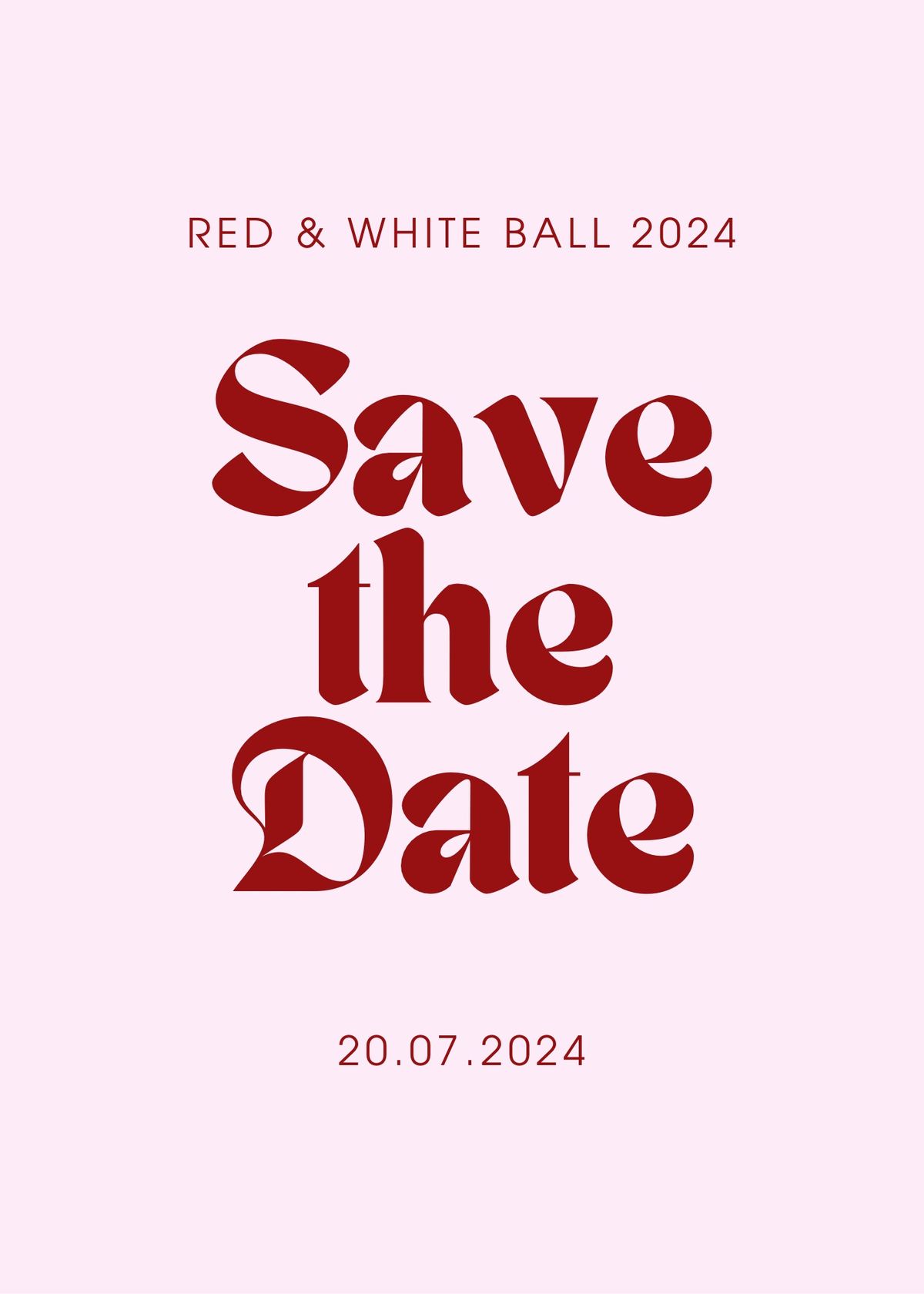 RED & WHITE BALL