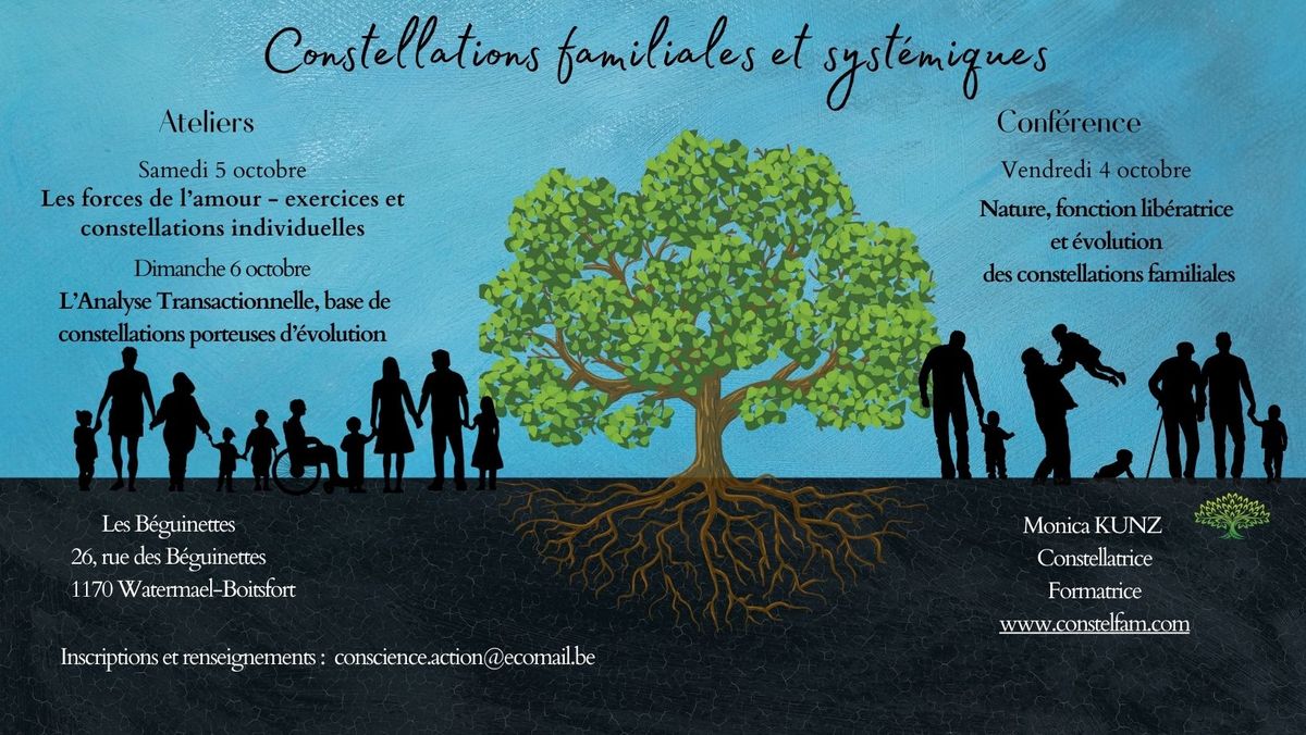 Constellations familiales - conf\u00e9rence et ateliers