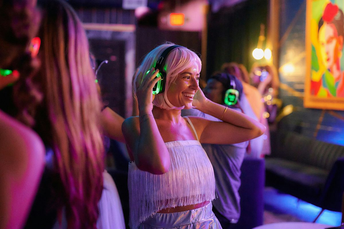 Silent Disco with Republic Fitness at Somerville Theatre