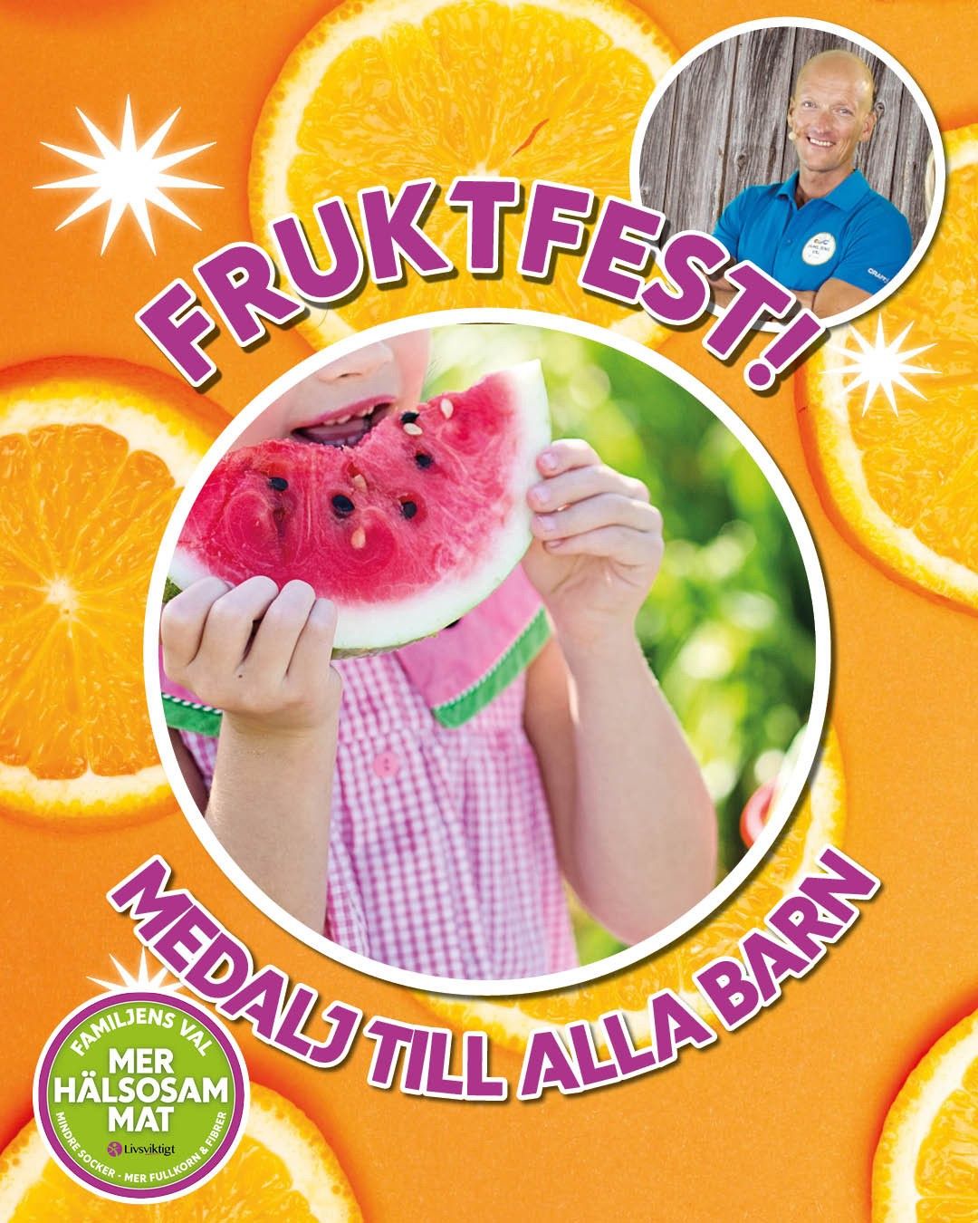 Fruktfest f\u00f6r alla barn!