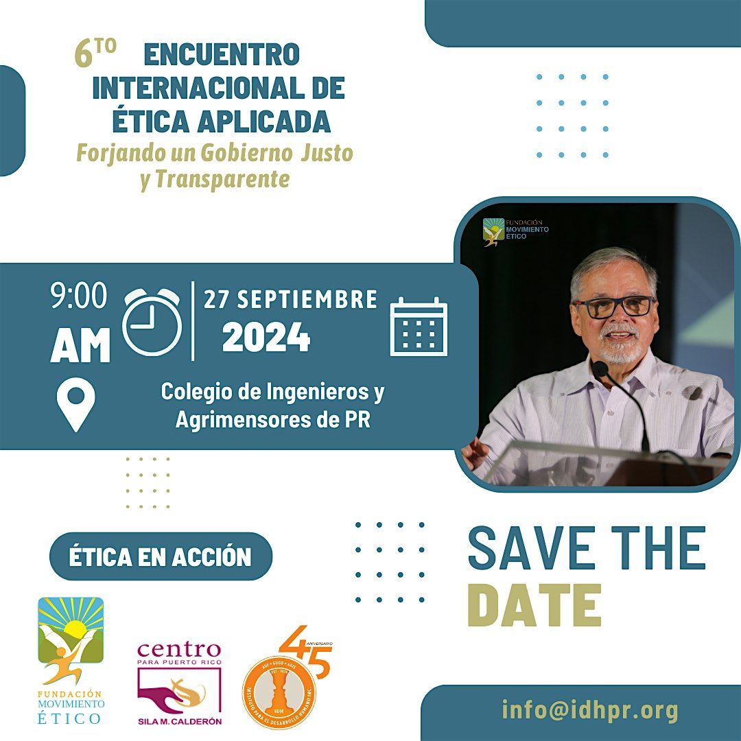 6to Encuentro Internacional de Etica Aplicada