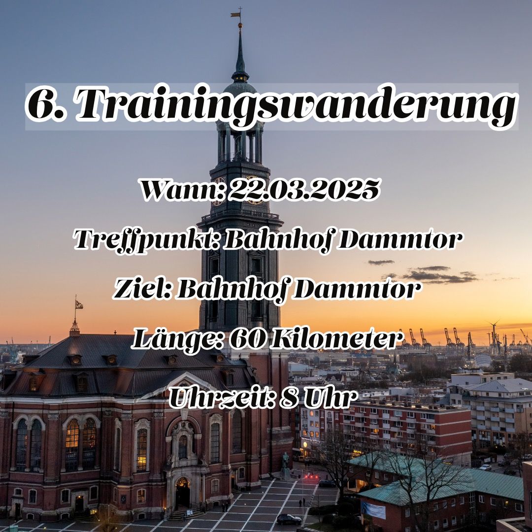 6. Trainingswanderung