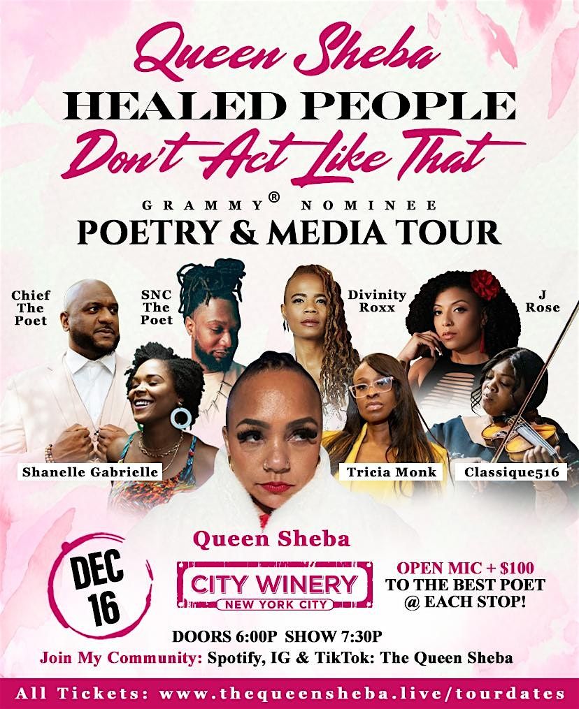 City Winery NYC Pier 57 Presents:Queen Sheba & Divinity Roxx Tues Dec 16th