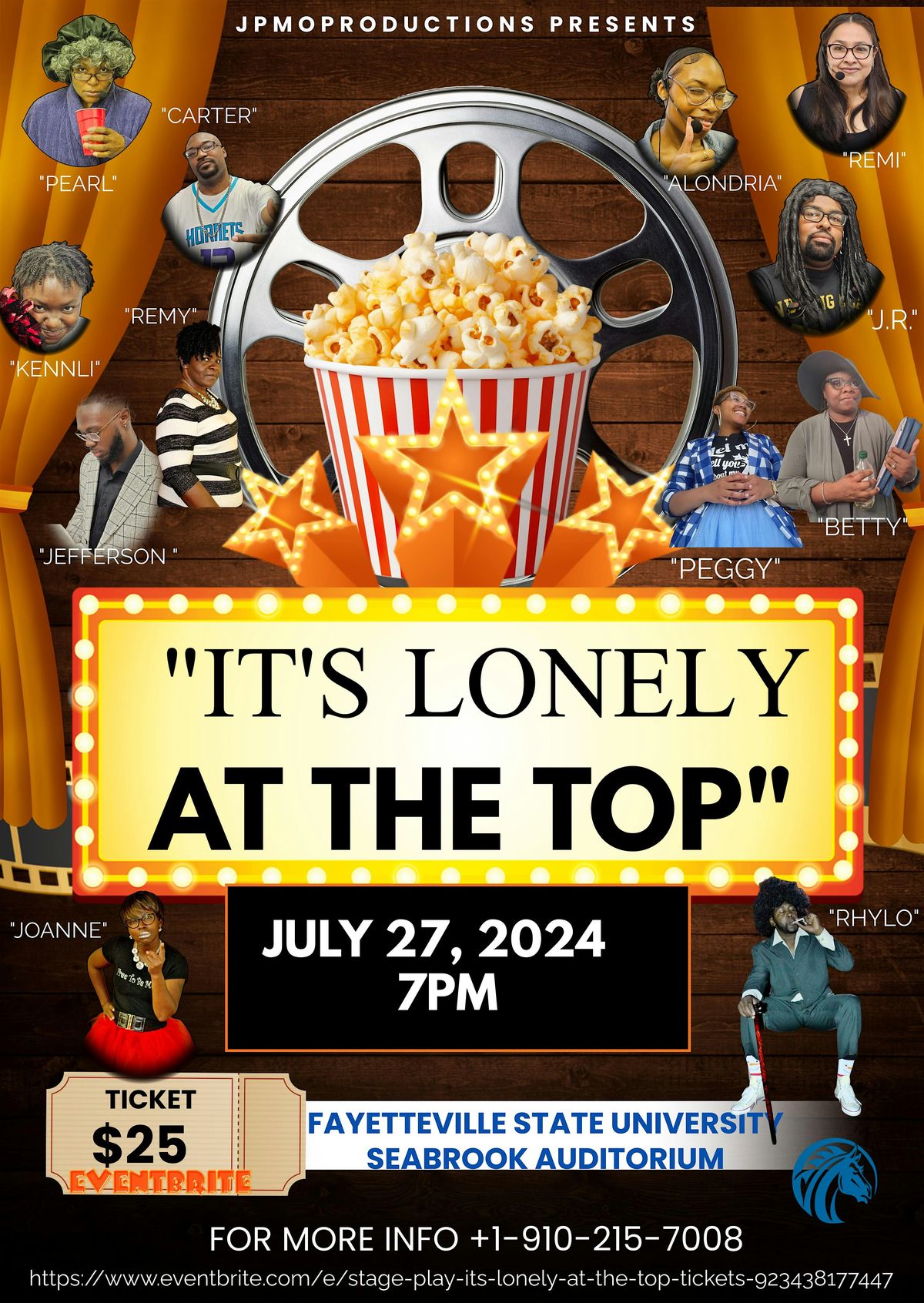 STAGE-PLAY "ITS LONELY AT THE TOP "