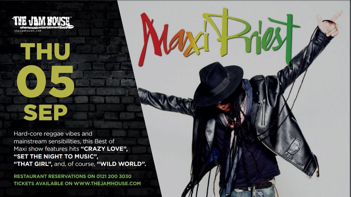 MAXI PRIEST Live at the Jam House