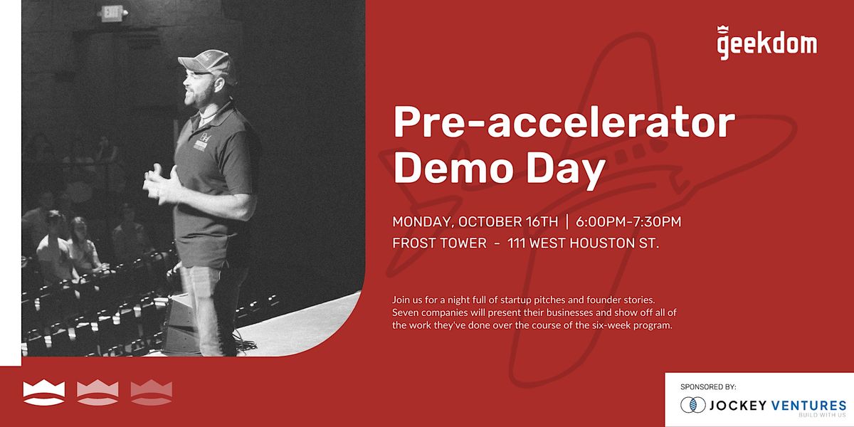 Geekdom Pre-accelerator Demo Day | SASW 2023