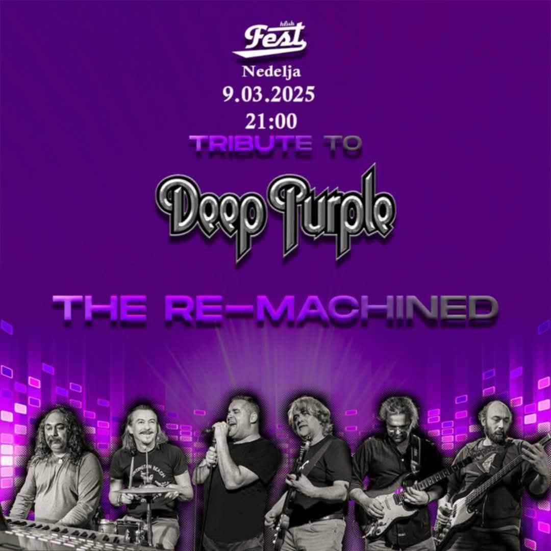 THE RE-MACHINED \/ Deep Purple tribute u klubu Fest 