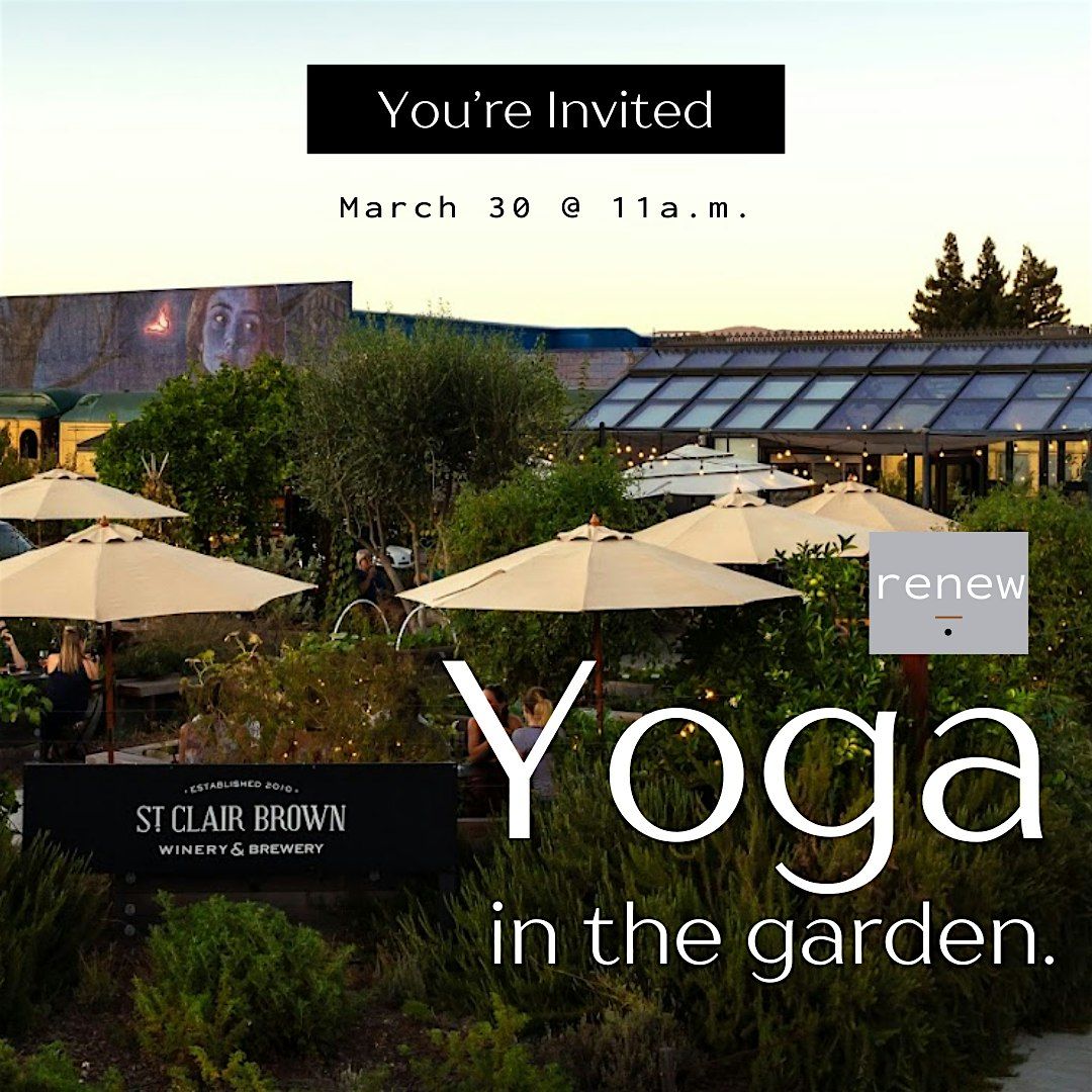 August Yoga In The Garden, St Clair Brown Winery & Brewery, Napa, 18