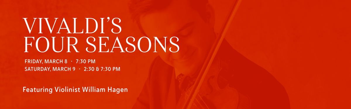 Seattle Symphony - Vivaldi The Four Seasons at Benaroya Hall - Taper Auditorium