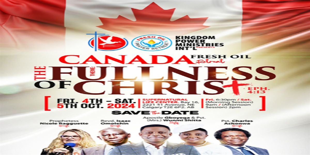 CANADA FRESH OIL RETREAT 2024