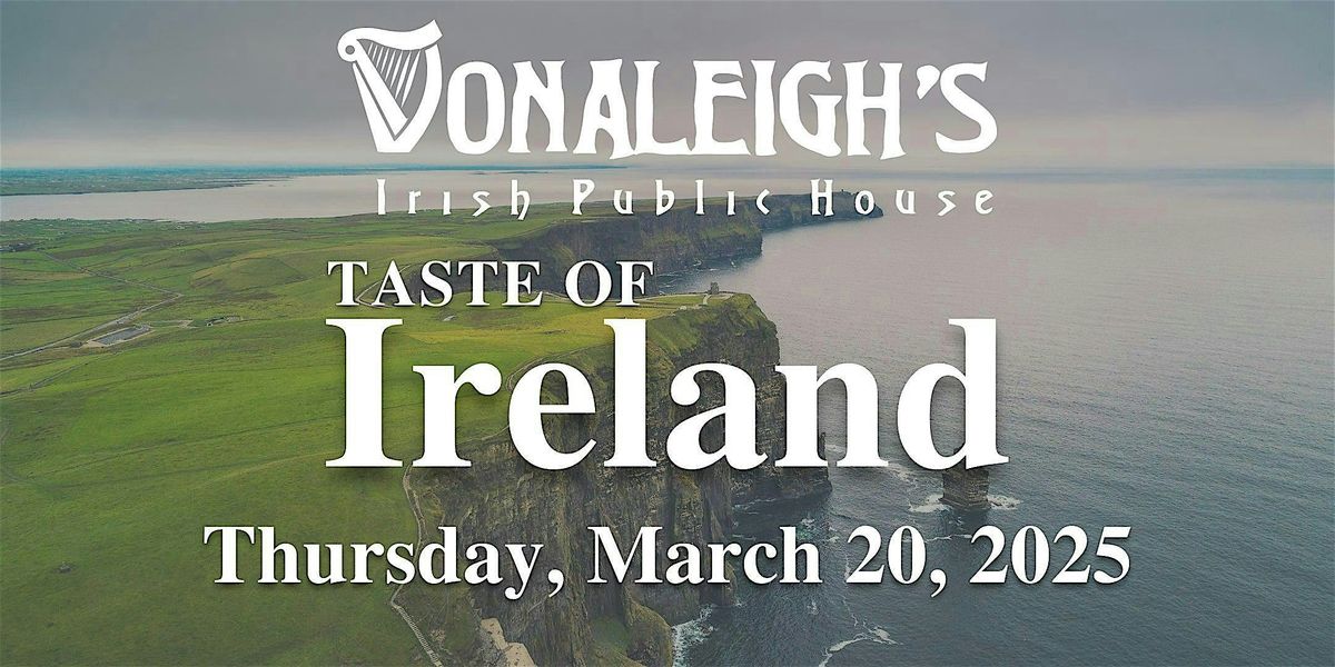 Tasting Series:  A Taste of Ireland