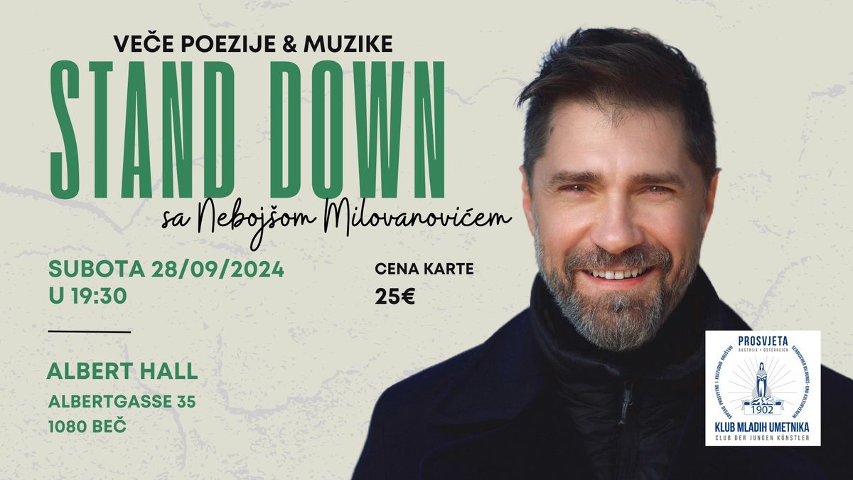 Stand Down sa Neboj\u0161om Milovanovi\u0107em