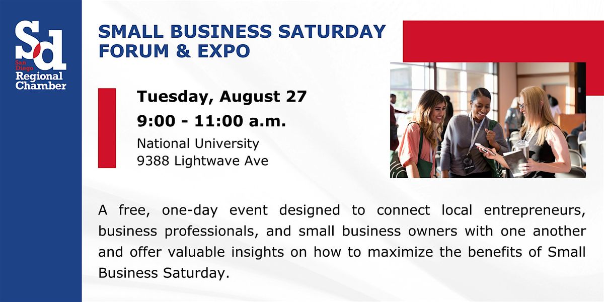Small Business Saturday Forum & Expo (FREE)
