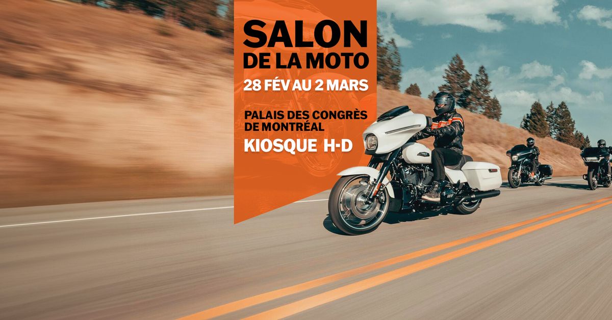 Carrier Harley-Davidson au salon de la moto