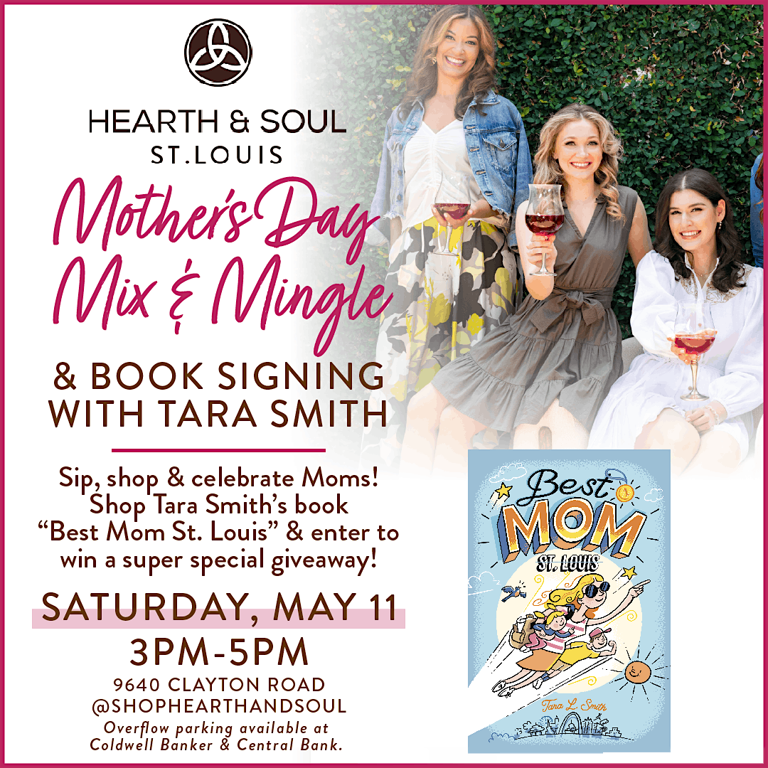 Mother's Day Mix & Mingle & Book Signing with Tara Smith