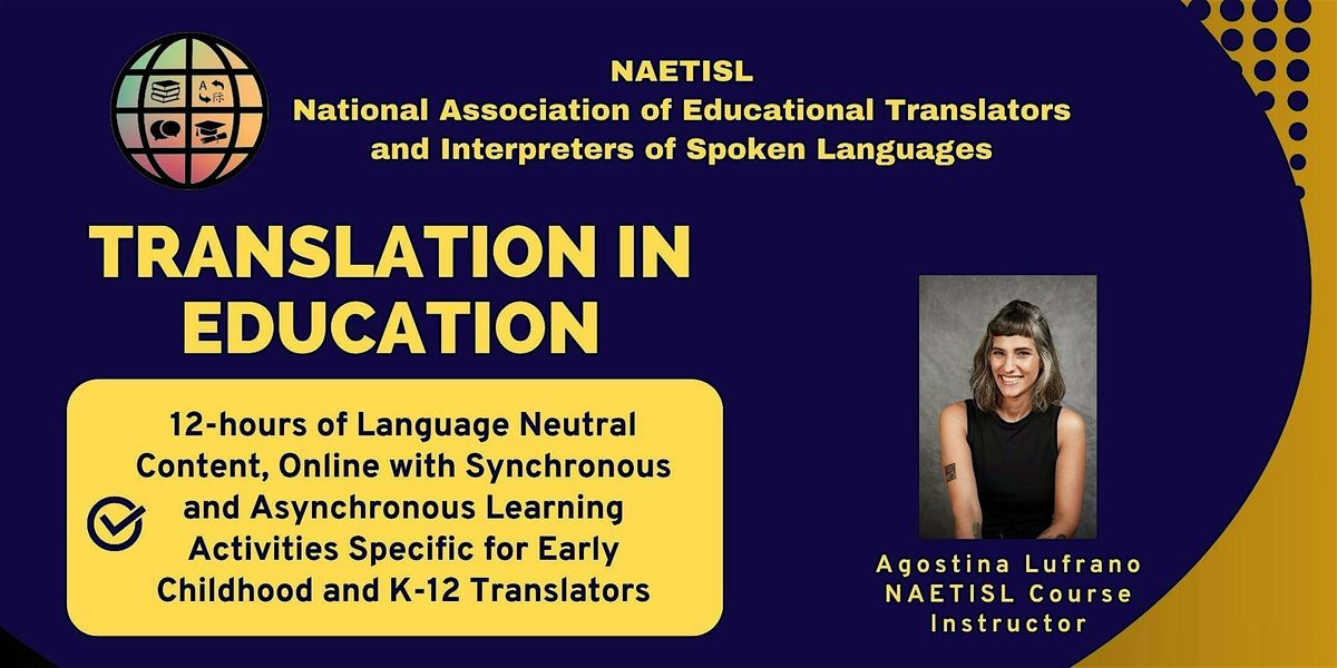 NAETISL Translation in Education Settings