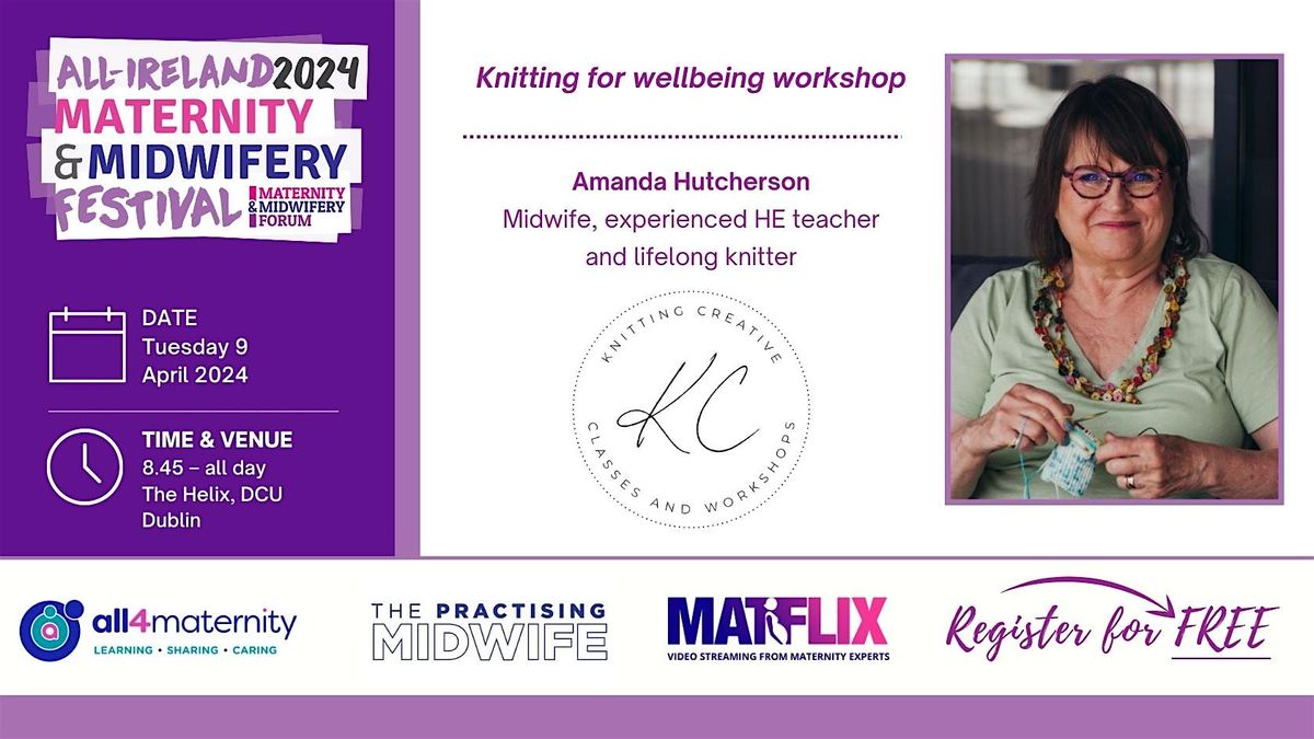 Knitting for wellbeing workshop with Amanda Hutcherson