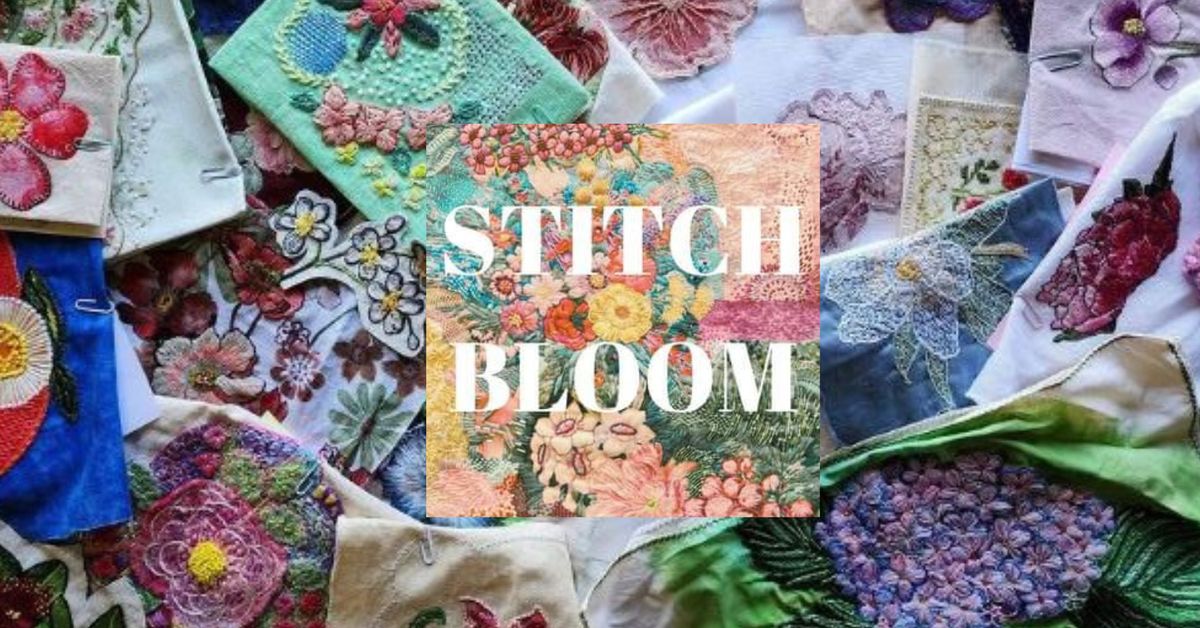 Richmond Library - Stitch Bloom Embroidery Group on Tour