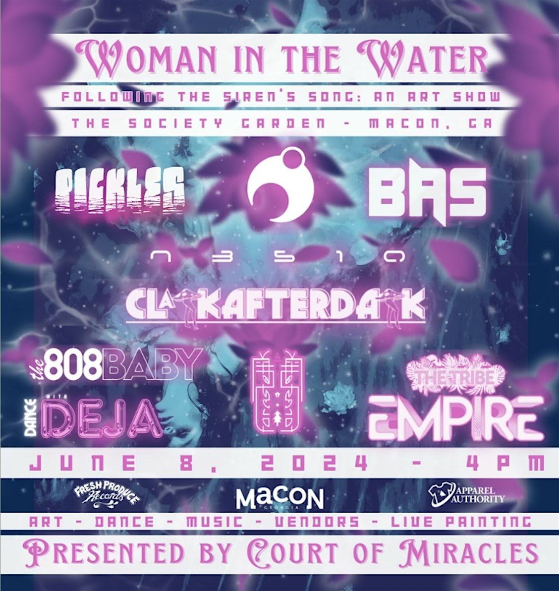 Woman in the Water: An Art & Music Experience in The Garden