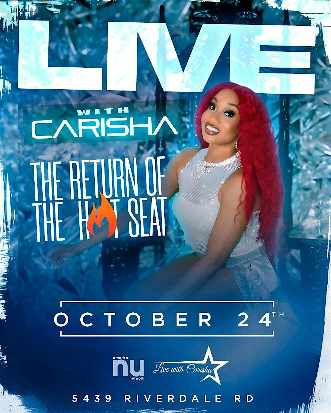 LIVE WITH CARISHA SHOW THE RETURN OF THE HOT SEAT