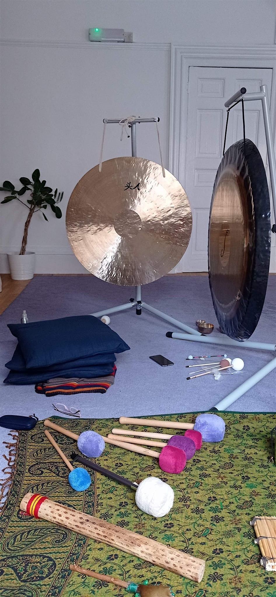 Gong bath and Sound Journey in London Angel Islington