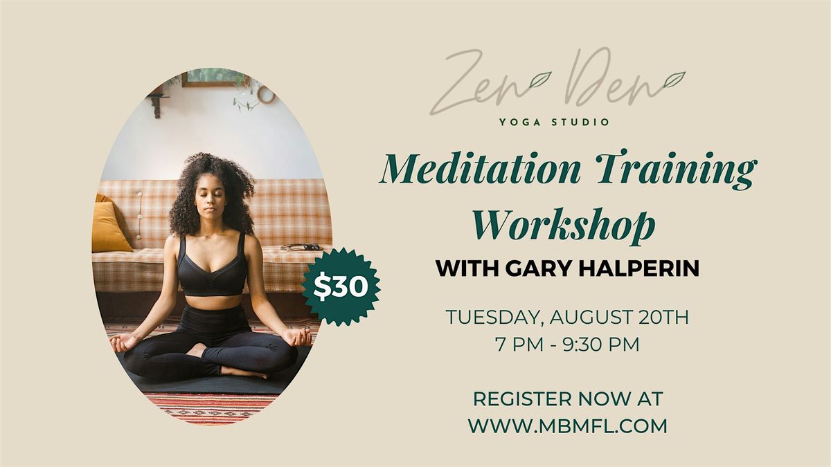 Meditation Training Workshop