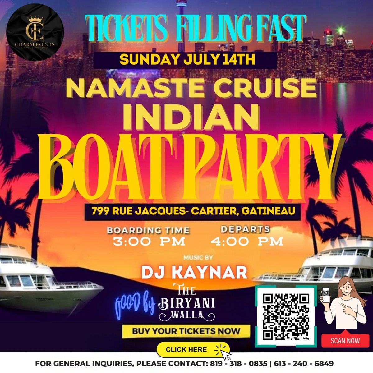 Namste Cruise Boat Party