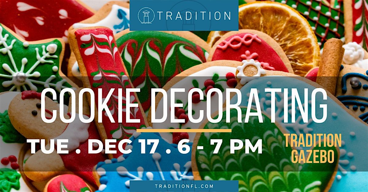 Cookie Decorating at the Tradition Gazebo!