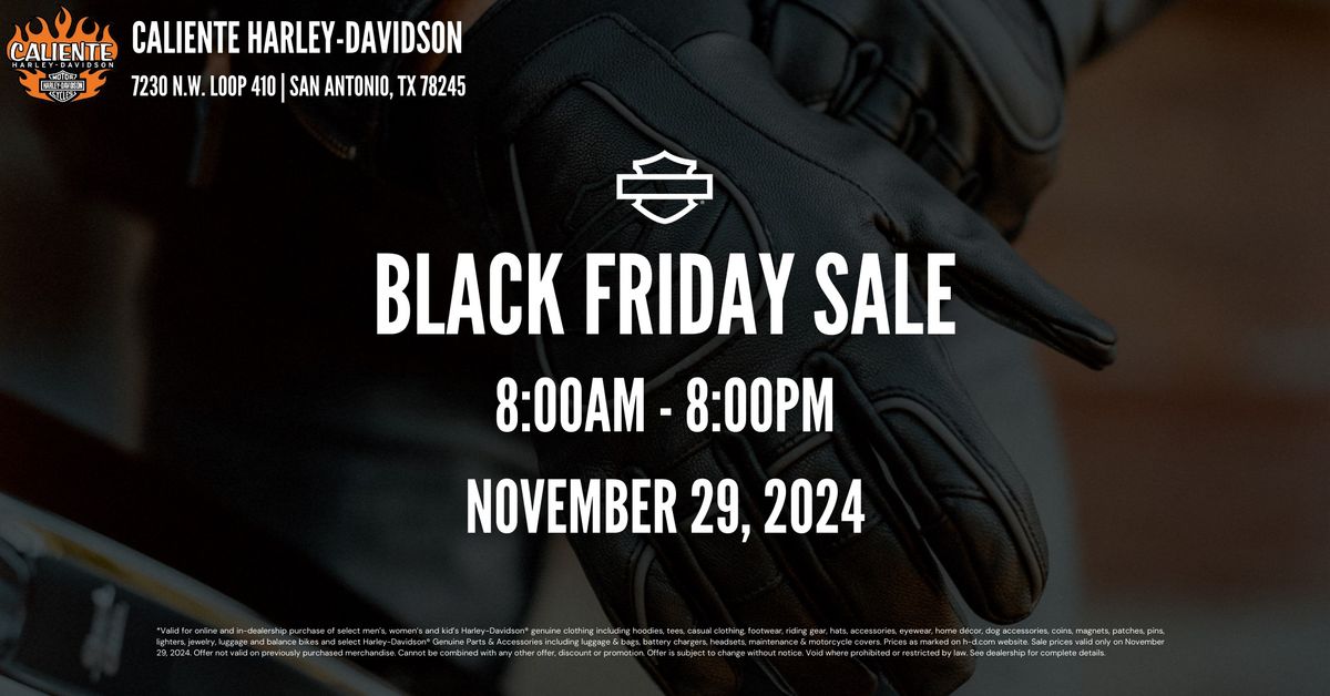 Black Friday - Click for info