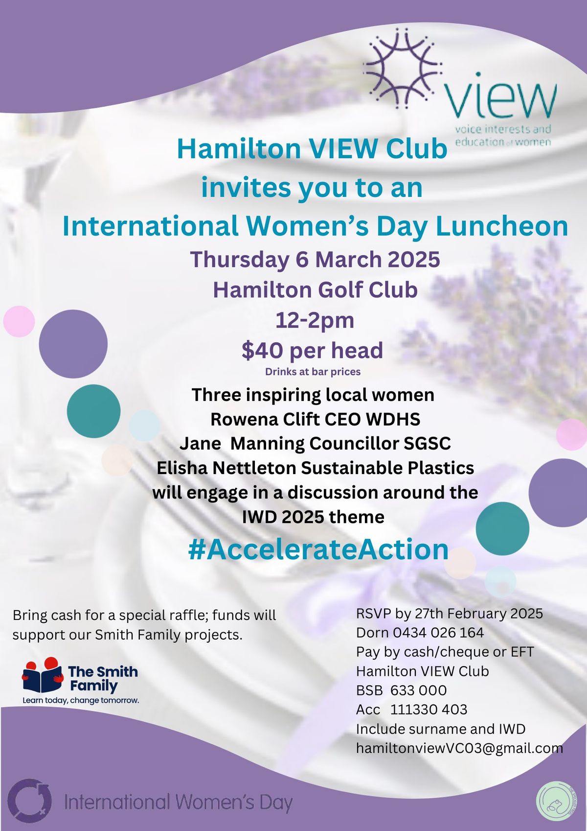 International Women's Day Lunch 