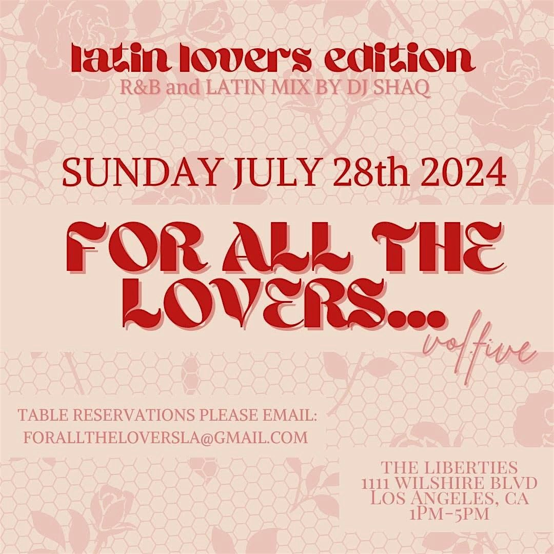 FOR ALL THE LOVERS VOL.5: LATIN LOVERS EDITION