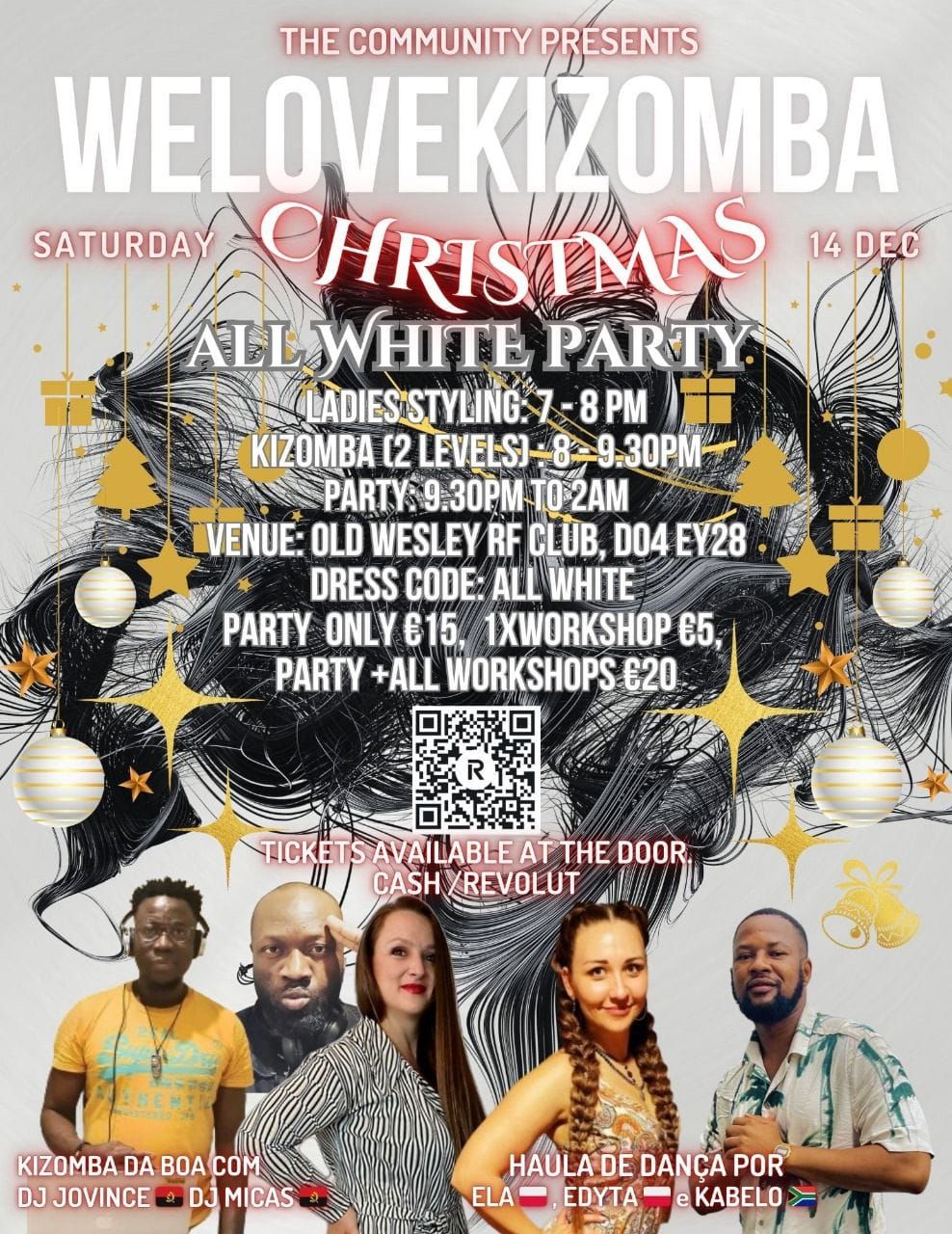 WELOVEKIZOMBA CHRISTMAS ALL WHITE PARTY