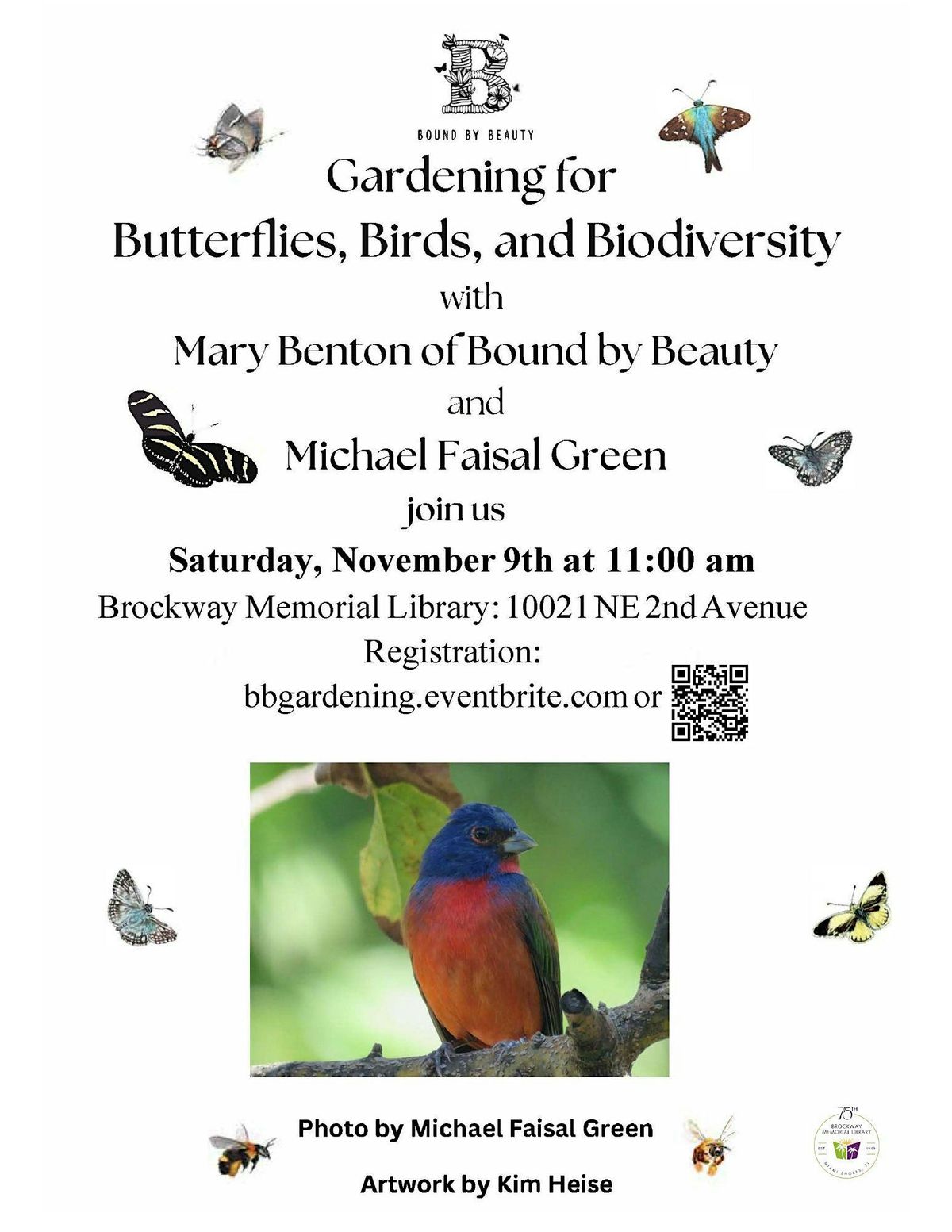 Gardening for  Butterflies, Birds, and Biodiversity