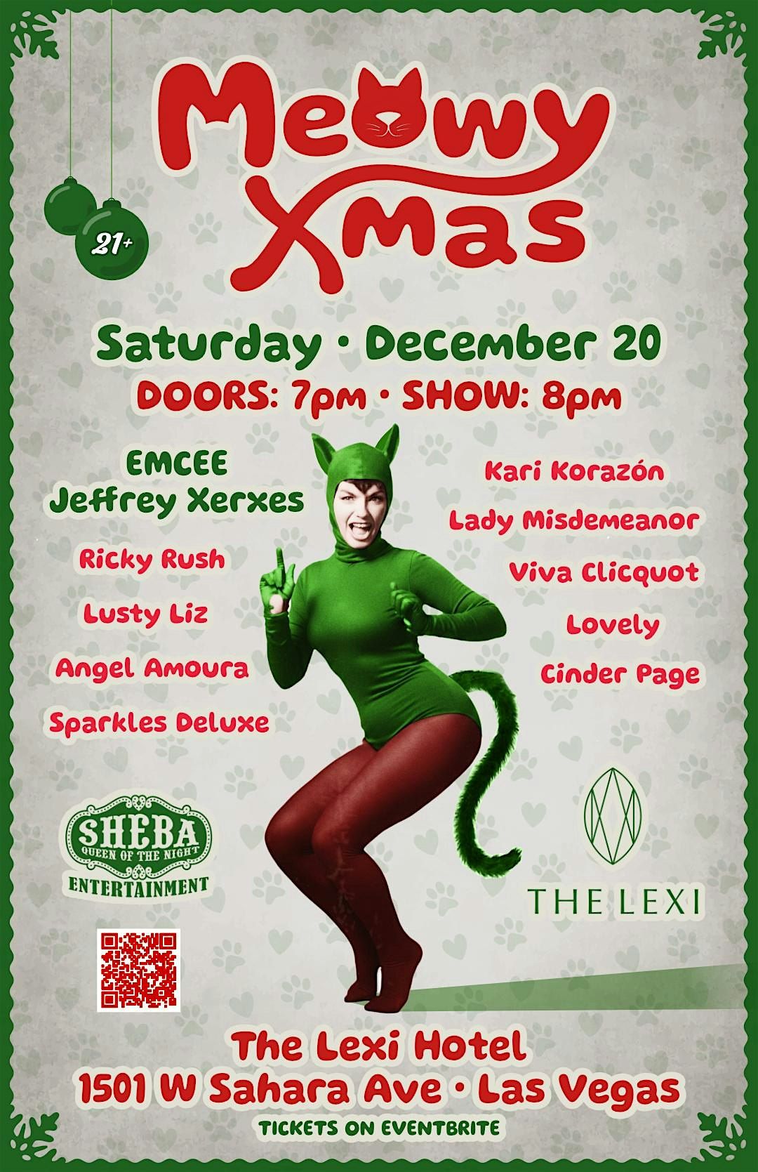 Meowy Xmas: Burlesque Cabaret & Holiday Bazaar!