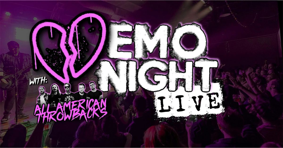 Emo Night LIVE w\/ All American Throwbacks @ 3300 Event Center | Peoria, IL