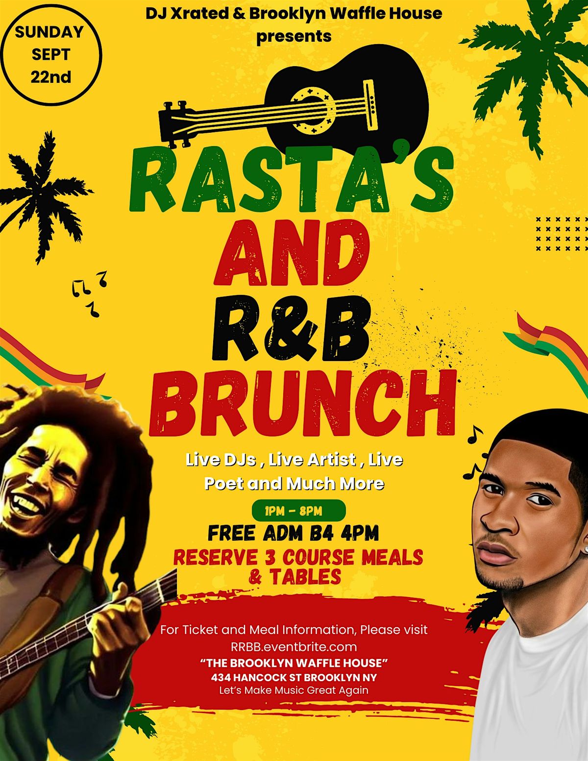 Rasta\u2019s and R&B Brunch