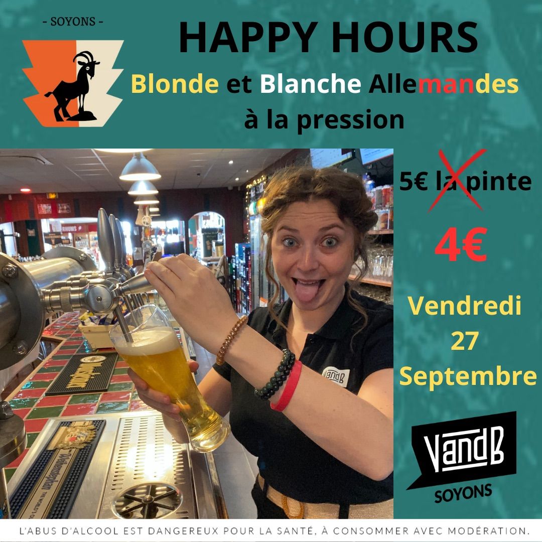 HAPPY HOURS DIRECTION L\u2019ALLEMAGNE \ud83c\udde9\ud83c\uddea 