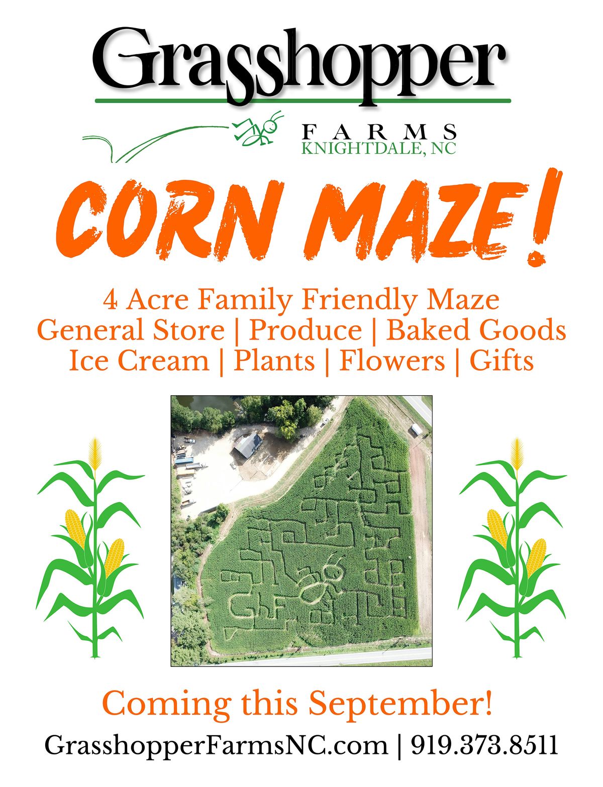 Grasshopper Farms Corn Maze - 2024