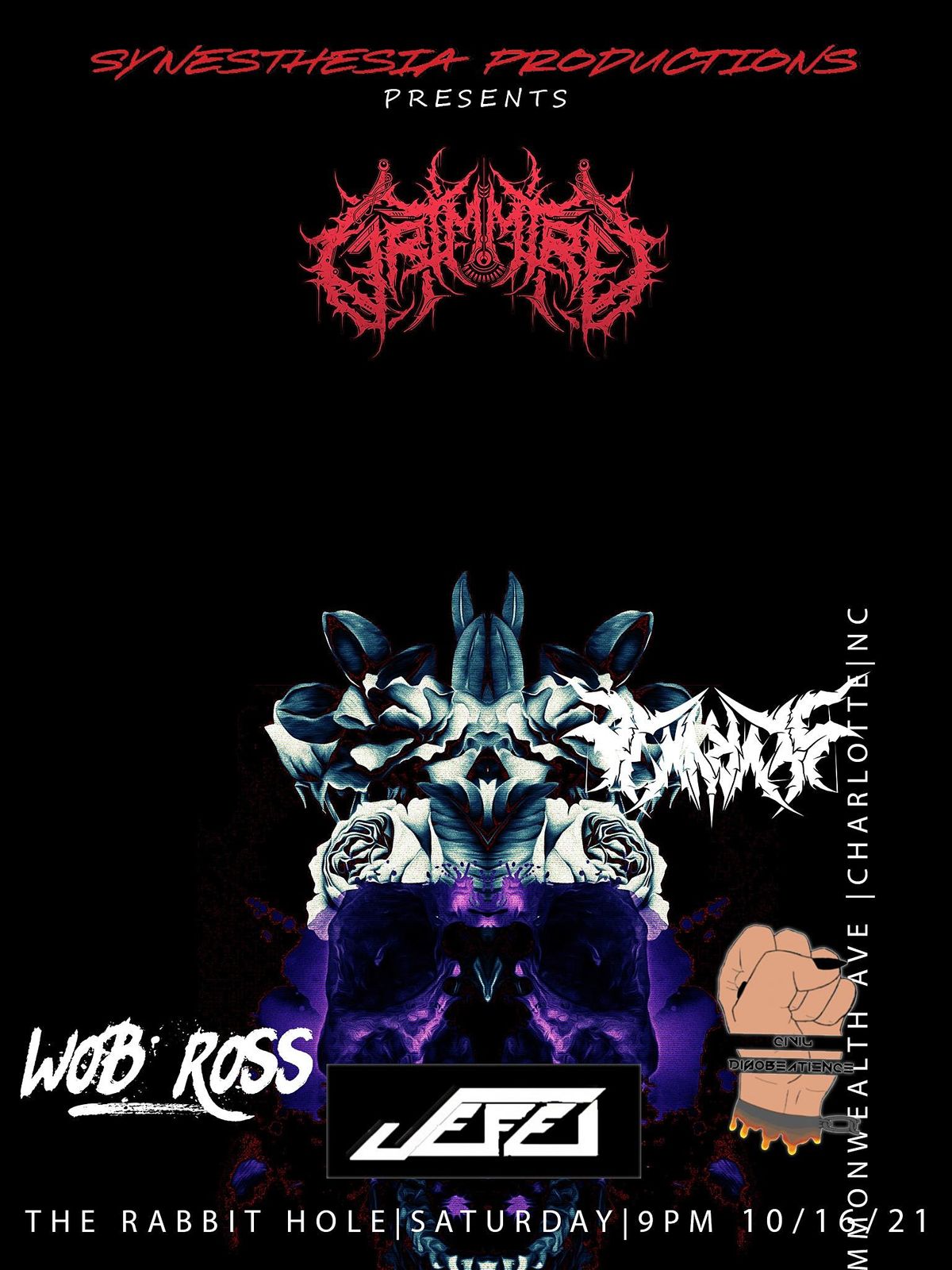 Grimmire w\/ Sevrynce, JEFE, Wob Ross, Civil Disobeatience