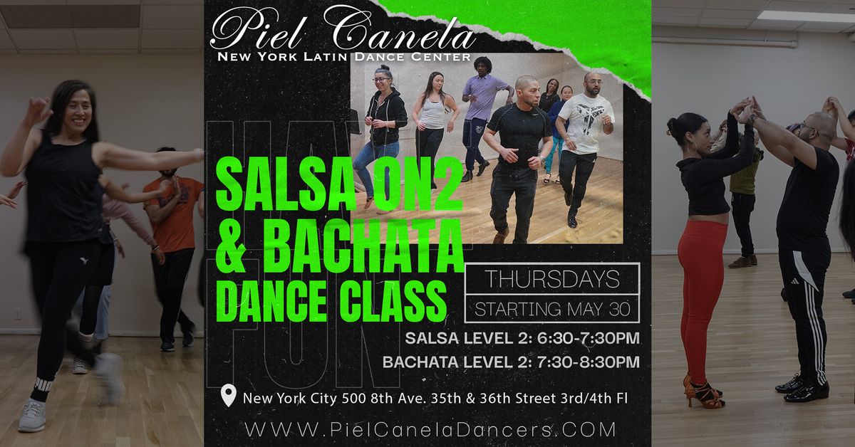 Salsa On2 Dance Class, Level 2 Advanced-Beginner