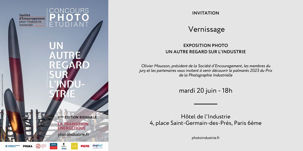 Vernissage - Prix de la Photo - UN AUTRE REGARD SUR L'INDUSTRIE