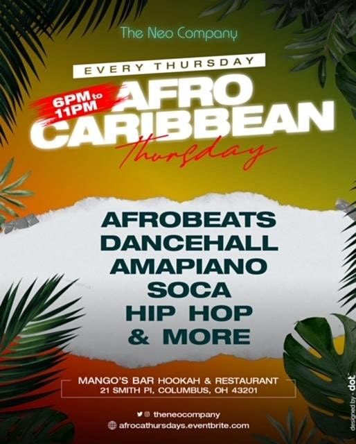 Afro-Caribbean Thursdays {Afrobeats, Dancehall, Amapiano, Soca & More}