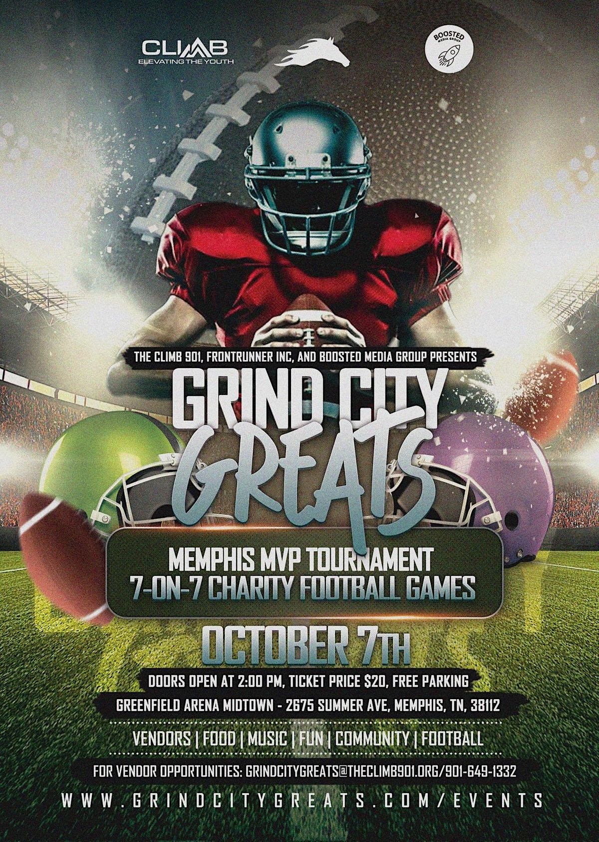 Grind City Greats: Charity 7 on 7 Football Games