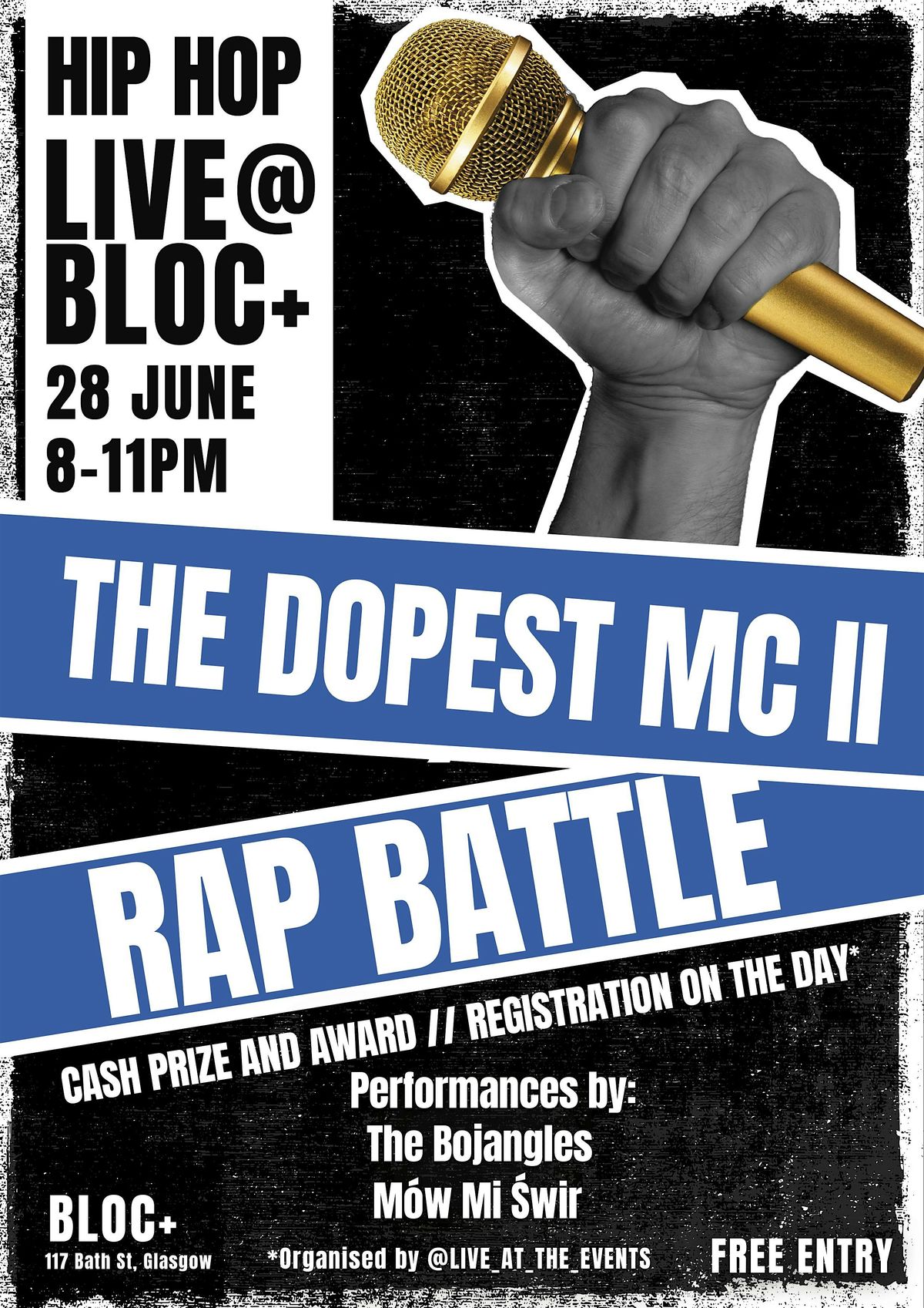Hip-hop live at bloc - Rap Battle