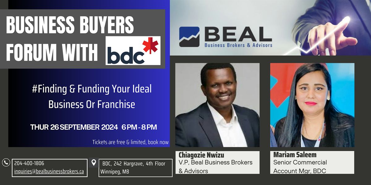 Business Buyers Forum with Business Development Canada