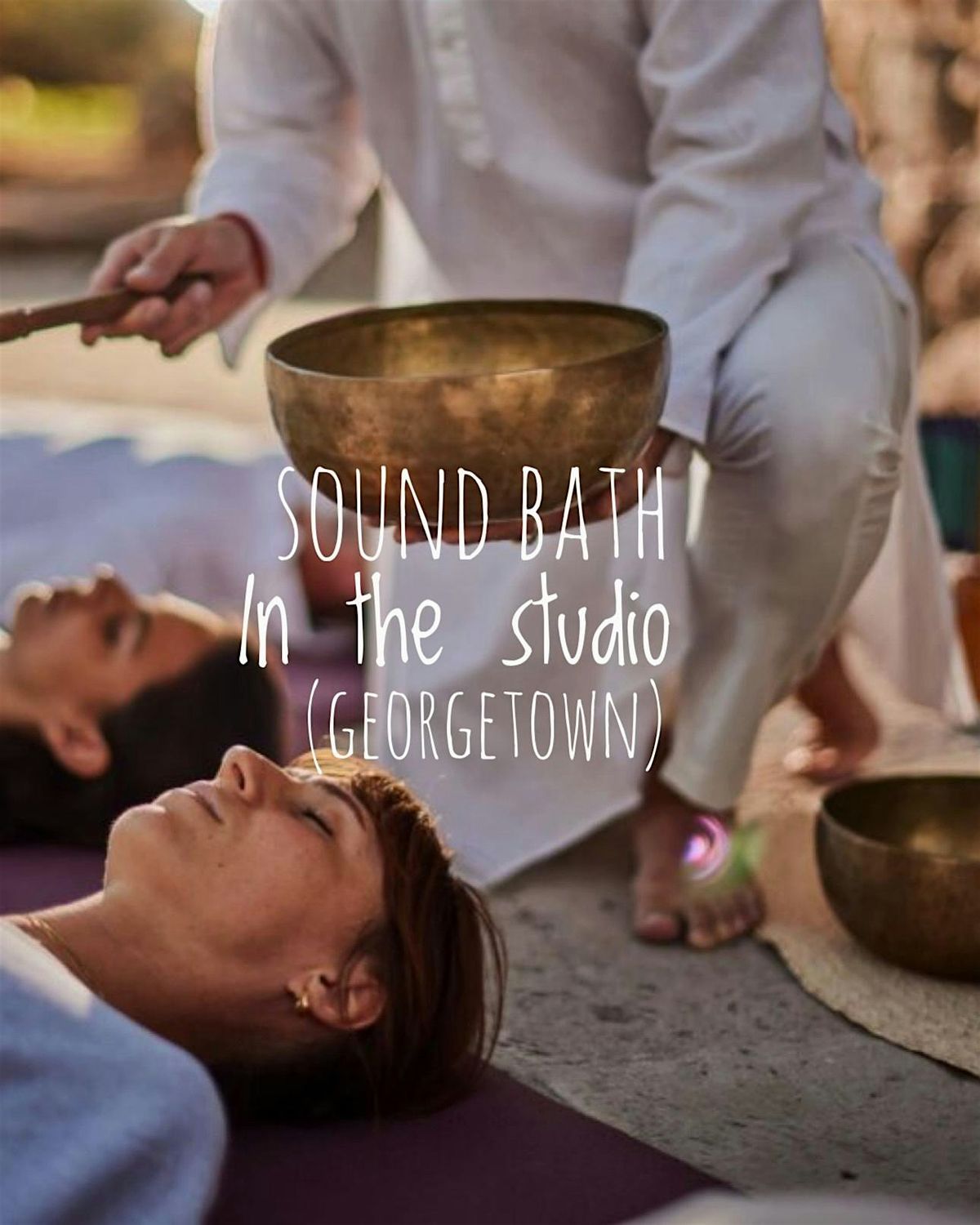 Sound Bath with ocean drum