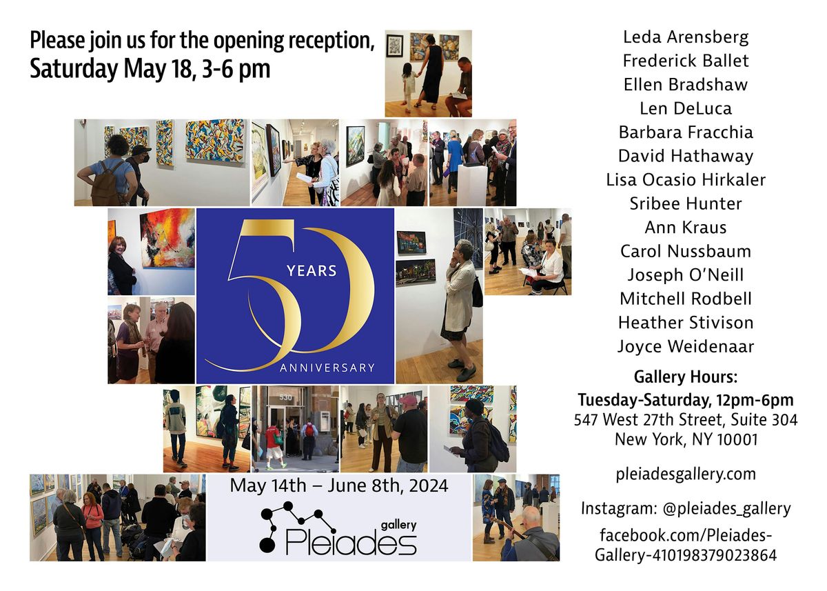 Pleiades Gallery Celebrates 50 Years!