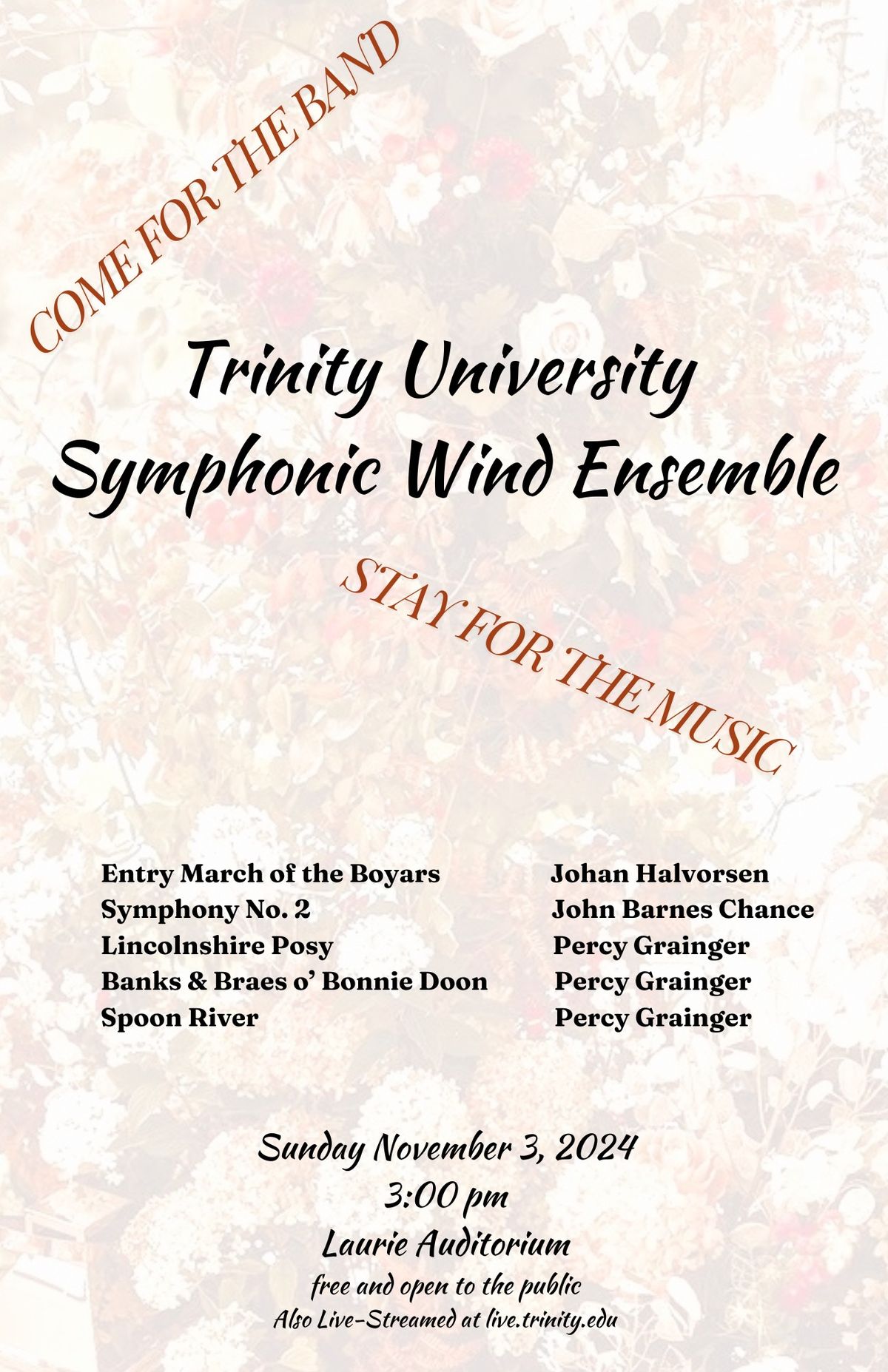 Trinity University Wind Ensemble Concert