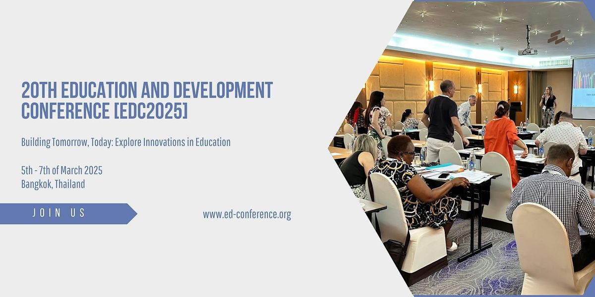 20th Education and Development Conference [EDC2025]