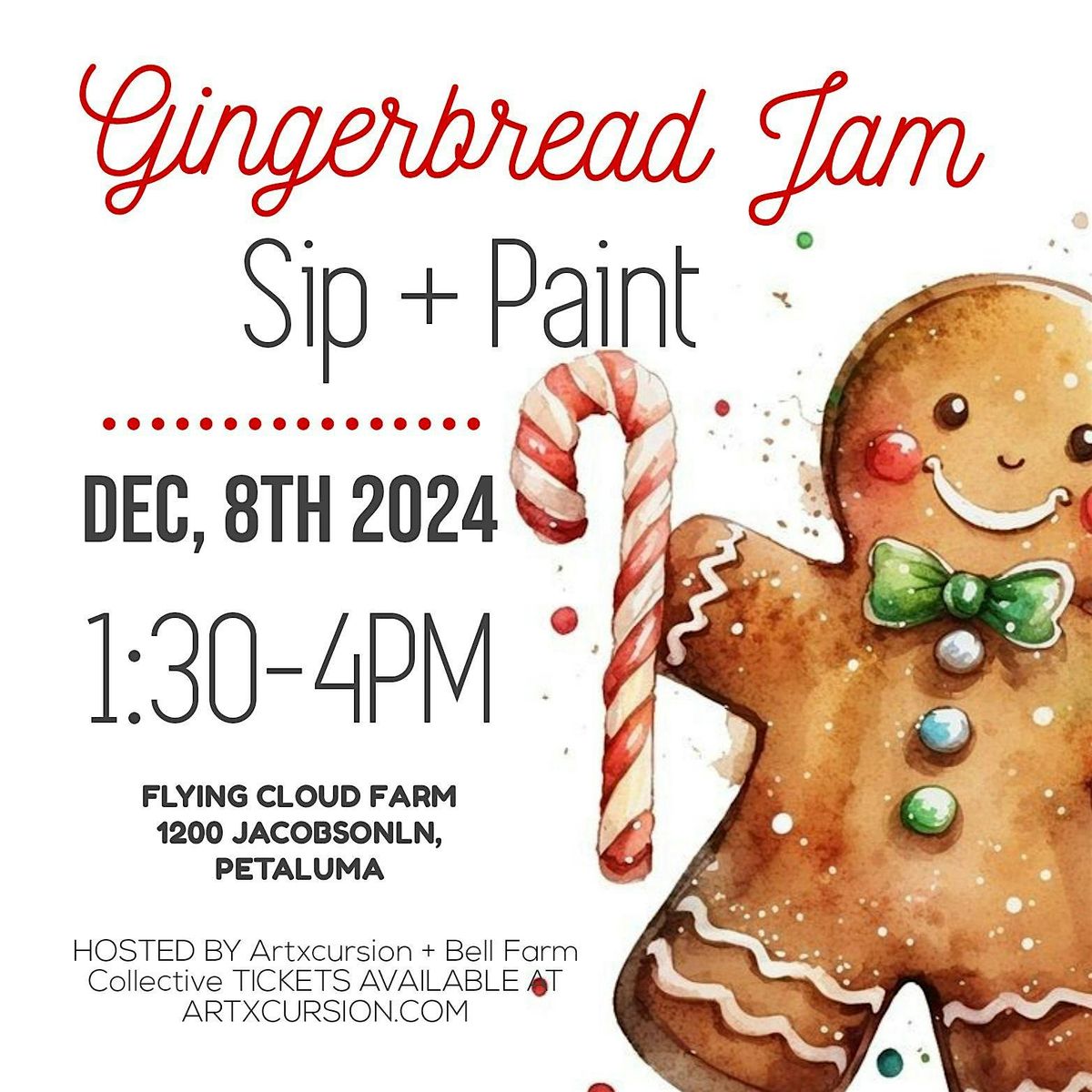 Gingerbread Jam Paint Party!